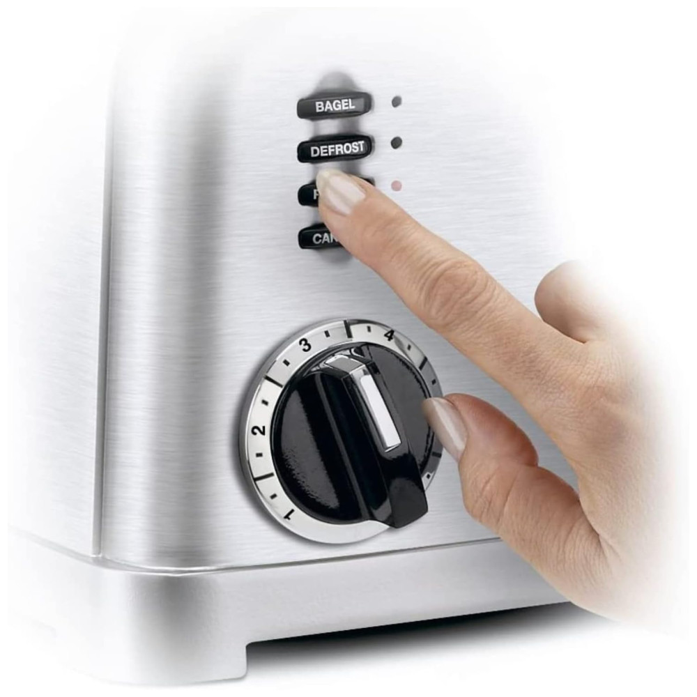 ECTQ0NZ1A0000B_1 jpg - Torradeira Elétrica Metal Classic, Com 2 Fatias, Inox Escovado, 110v, CUISINART CPT 160, Prateado