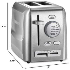 ECTQ0ZU648B10B_5 jpg - Torradeira, com 2 fatias,900W, aço inoxidável, 110v, CUISINART CPT 620, Prateado