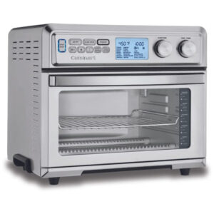 Forno Elétrico de Bancada com Tela LCD e Controle de Temperatura e Temporizador, 110V 1800W, Cuisinart TOA 95, Prata