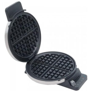 ECTQ2D9S40000B_1-3 jpg - Máquina de Waffle Antiaderente, Aço Inoxidável, 110v, CUISINART WMR C, Prateado