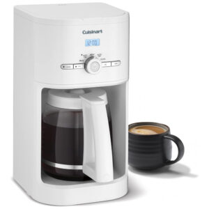 Cafeteira Elétrica Programável com Tela LCD e Painel de Controle, Branca, 110v, CUISINART DCC 1120, Branco