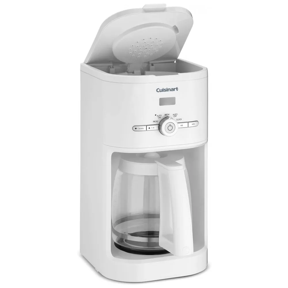 Cafeteira Elétrica Programável com Tela LCD e Painel de Controle, Branca, 110v, CUISINART DCC 1120, Branco