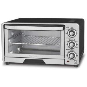 ECTQ2W43DJ670B_0-1 jpg - Forno Elétrico de Bancada 40 com 7 Níveis de Temperatura e 4 Funções, 1800W, 110v, CUISINART TOB 40N, Prateado