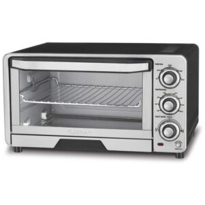 ECTQ2W43DJ670B_1-1 jpg - Forno Elétrico de Bancada 40 com 7 Níveis de Temperatura e 4 Funções, 1800W, 110v, CUISINART TOB 40N, Prateado