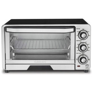 ECTQ2W43DJ670B_2-1 jpg - Forno Elétrico de Bancada 40 com 7 Níveis de Temperatura e 4 Funções, 1800W, 110v, CUISINART TOB 40N, Prateado