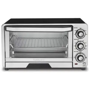ECTQ2W43DJ670B_2-1 jpg - Forno Elétrico de Bancada 40 com 7 Níveis de Temperatura e 4 Funções, 1800W, 110v, CUISINART TOB 40N, Prateado