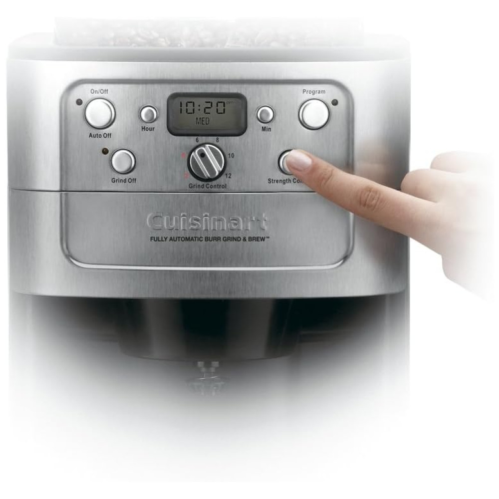 ECTQ2ZCS9T000B_4 jpg - Cafeteira Elétrica Programável, Digital, 110v, CUISINART DGB 700BC, Preto