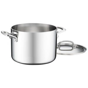ECTQ4516VY400B_0 jpg - Caldeirão com Tampa 6 Litros em Aço Inoxidável Triplo Cuisinart French Classic