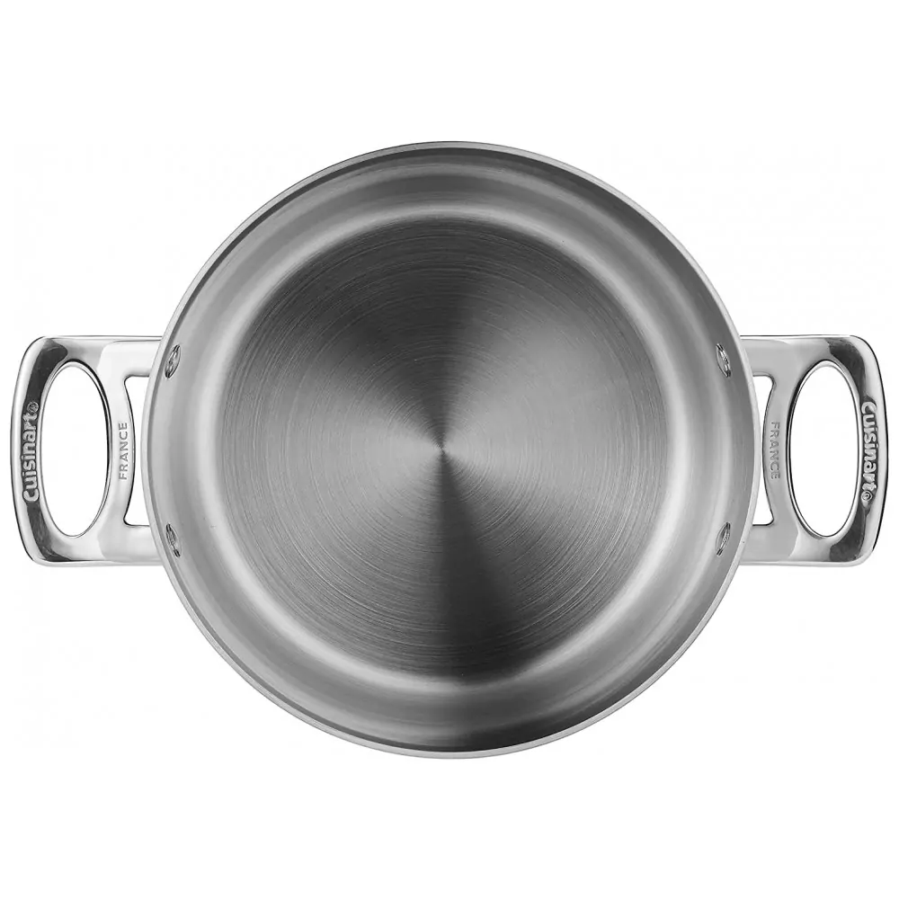 ECTQ4516VY400B_3 jpg - Caldeirão com Tampa 6 Litros em Aço Inoxidável Triplo Cuisinart French Classic