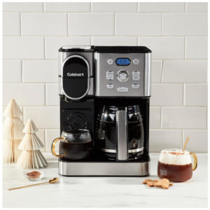 ECTQ48B2T9PB0B_1-2 jpg - Cafeteira Programável 1 Litro em Aço Inoxidável com Painel Digital, 110V 1100W, Cuisinart SS16, Prata e Preta