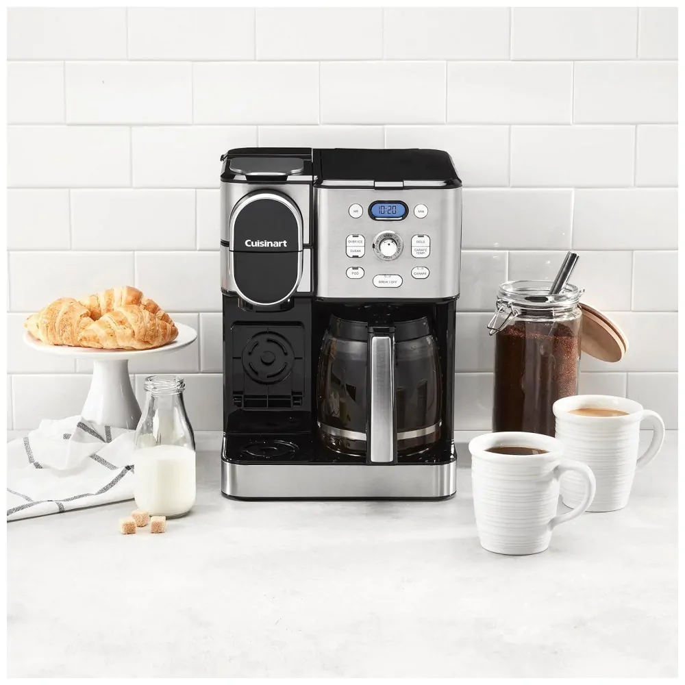 ECTQ48B2T9PB0B_2-2 jpg - Cafeteira Programável 1 Litro em Aço Inoxidável com Painel Digital, 110V 1100W, Cuisinart SS16, Prata e Preta