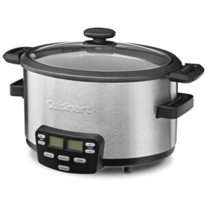 ECTQ4M8BSRA00B_2 jpg - Panela Elétrica 4L Multifuncional com Controle de Temperatura, 1100W, 110V, CUISINART MSC 400, Prateado