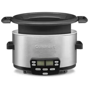ECTQ4M8BSRA00B_3 jpg - Panela Elétrica 4L Multifuncional com Controle de Temperatura, 1100W, 110V, CUISINART MSC 400, Prateado