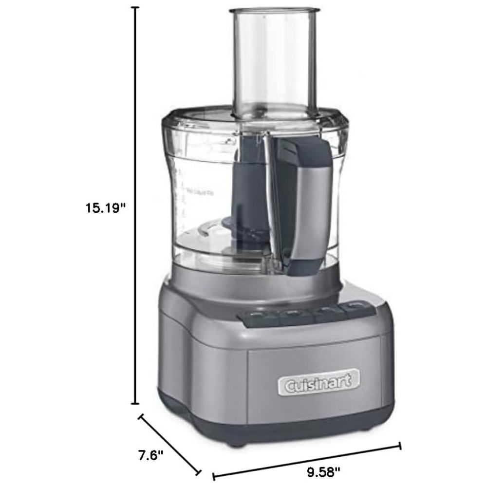 ECTQ4PFGWVM00B_4 jpg - Processador de Alimentos Elemental, 110v, CUISINART FP 8GMP1, Cinza escuro