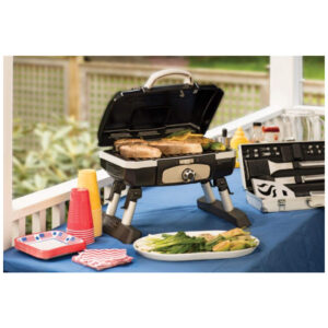 ECTQ4S6GCKJ00B_5 jpg - Grill, Churrasqueira Petit Gourmet Portátil, Gás, CUISINART CGG 180TB, Preto