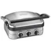 ECTQ4Y99DY200B_0-1 jpg - ill, Churrasqueira 5 in 1, Aço Inox, 110v, CUISINART GR 4N, Prateado