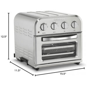 ECTQ5MPQSLW70B_6-1 jpg - Forno Compact AirFryer Torradeira, CUISINART TOA 28, Prateado