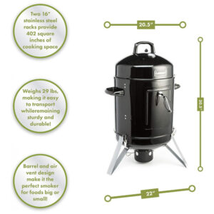 ECTQ5NPQT1370B_2 jpg - Churrasqueira vertical, preto, CUISINART COS 116, Preto