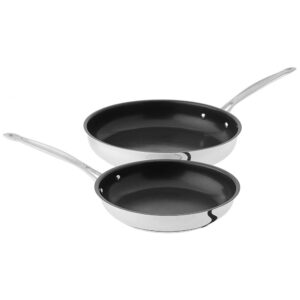 ECTQ69RMKI300B_6 jpg - Conjunto de Frigideira Antiaderente de 22 e , Cuisinart Chef Preta e Prata