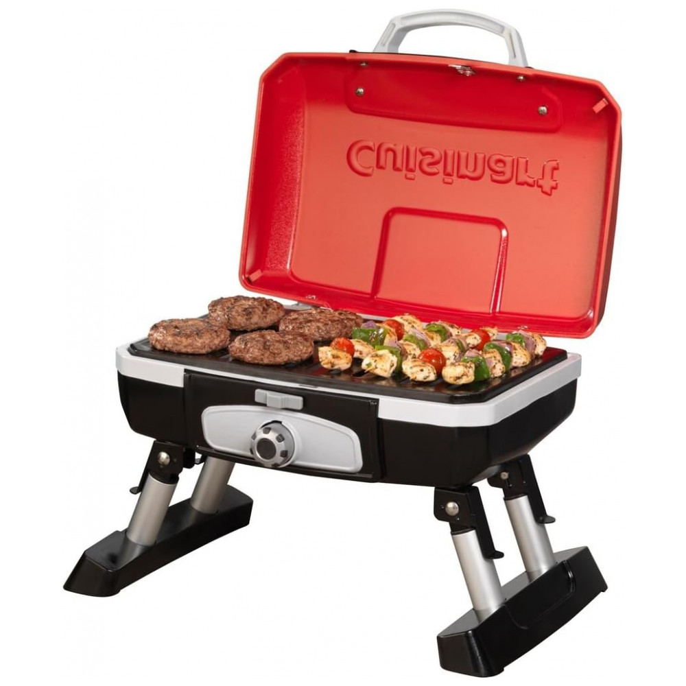 ECTQ6AWW4H400B_8 jpg - Grill, Churrasqueira, Portatil, Gás, CUISINART CGG 180T, Vermelho