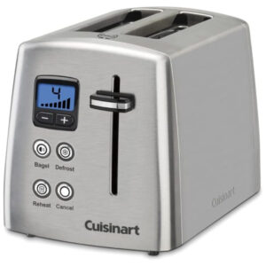 ECTQ6CUV1L900B_2 jpg - Torradeira Elétrica, 2 Fatias, Aço Inoxidável, 110v, CUISINART CPT 415, Prateado