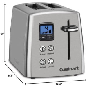 ECTQ6CUV1L900B_3 jpg - Torradeira Elétrica, 2 Fatias, Aço Inoxidável, 110v, CUISINART CPT 415, Prateado
