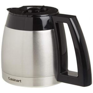 ECTQ6LRRI1000B_1 jpg - Jarra, Copo para Cafeteira, capacidade de 2,8 mL ou 10 xícaras, CUISINART DGB 600RC, Preto