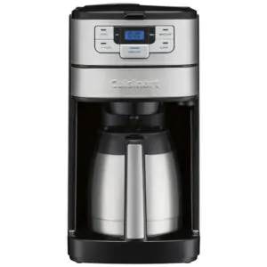 ECTQ6PJFPCD80B_0-1 jpg - Cafeteira Automática até 10 Xícaras com Jarra de Vidro, Cuisinart DGB 450, 110V, Cinza