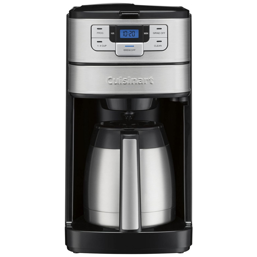 ECTQ6PJFPCD80B_0-1 jpg - Cafeteira Automática até 10 Xícaras com Jarra de Vidro, Cuisinart DGB 450, 110V, Cinza