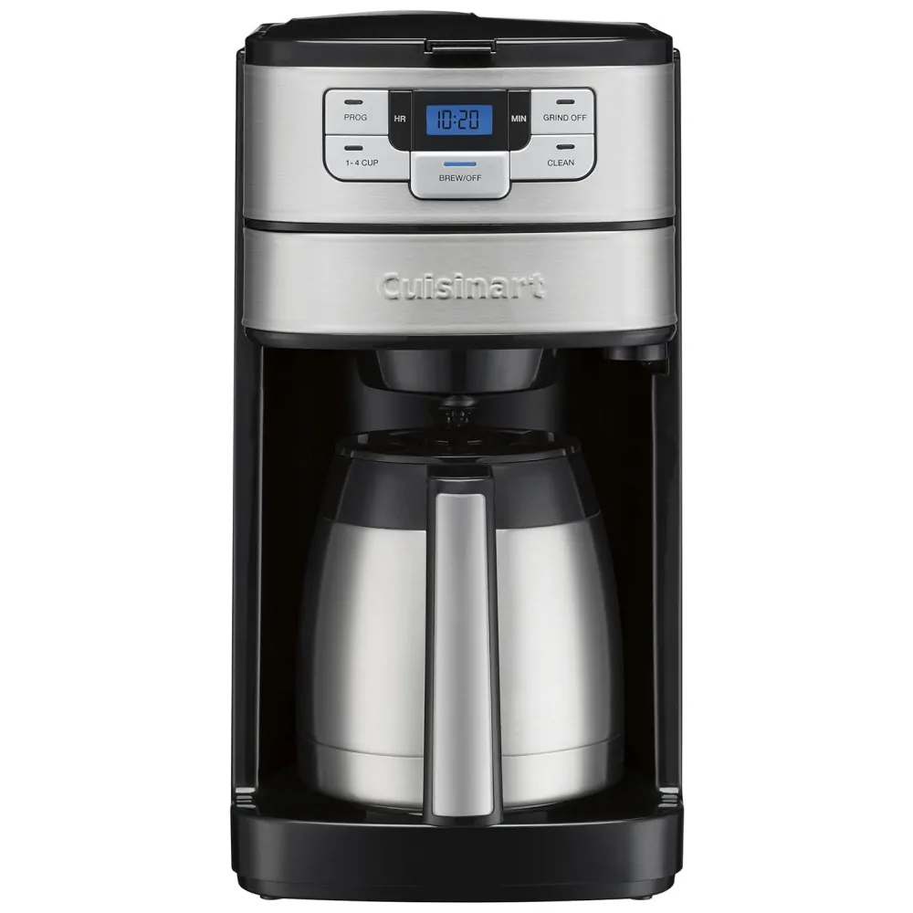 ECTQ6PJFPCD80B_0-1 jpg - Cafeteira Automática até 10 Xícaras com Jarra de Vidro, Cuisinart DGB 450, 110V, Cinza
