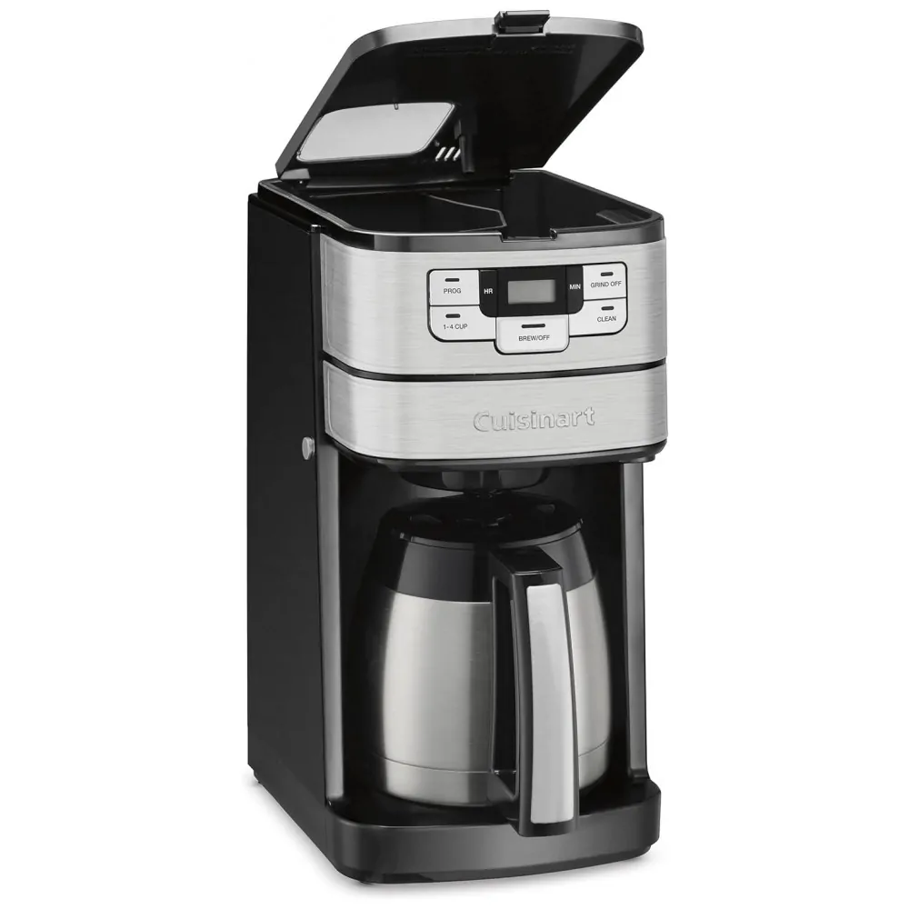 ECTQ6PJFPCD80B_3-1 jpg - Cafeteira Automática até 10 Xícaras com Jarra de Vidro, Cuisinart DGB 450, 110V, Cinza