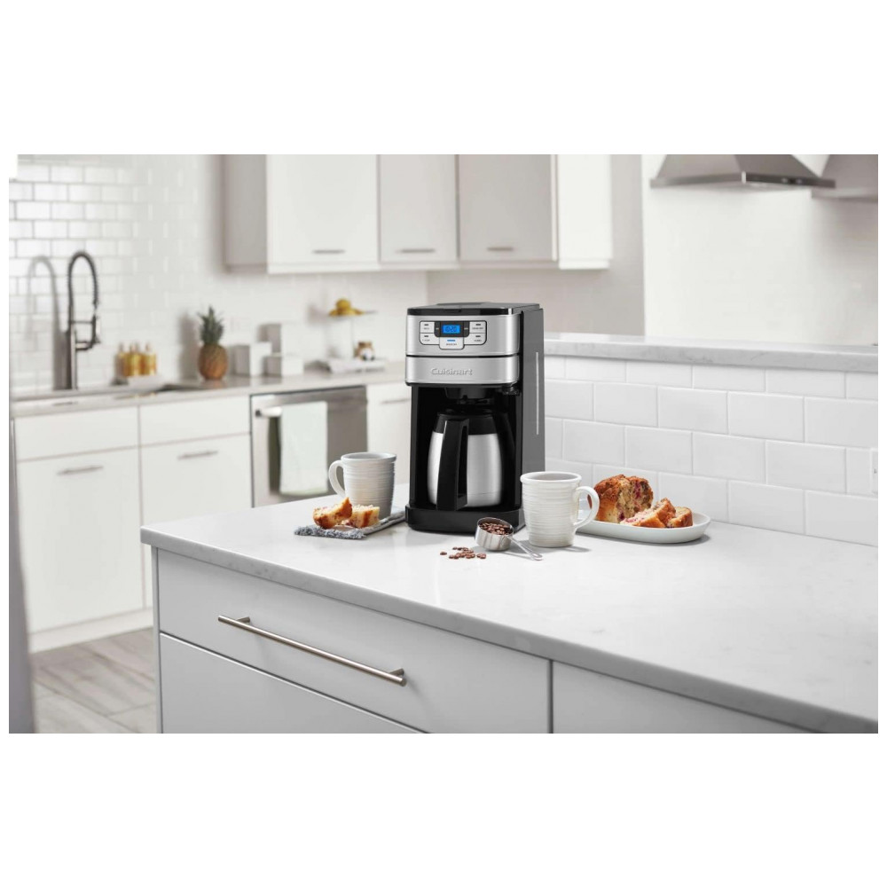 ECTQ6PJFPCD80B_6-1 jpg - Cafeteira Automática até 10 Xícaras com Jarra de Vidro, Cuisinart DGB 450, 110V, Cinza