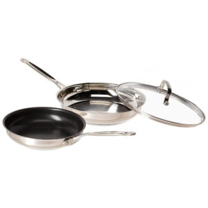 ECTQ6R7W74G10B_1-1 jpg - Conjunto de Panelas e Frigideiras de Aço Inoxidável, 14 Peças, CUISINART 77 14N, Prateado