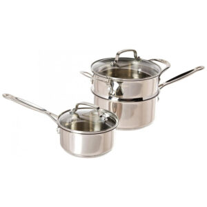 ECTQ6R7W74G10B_3-1 jpg - Conjunto de Panelas e Frigideiras de Aço Inoxidável, 14 Peças, CUISINART 77 14N, Prateado
