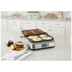 ECTQ7BPLX8770B_5 jpg - Churrasqueira, ill, Aço Inox, Elétrica, 110v, CUISINART GR 5B, Prateado