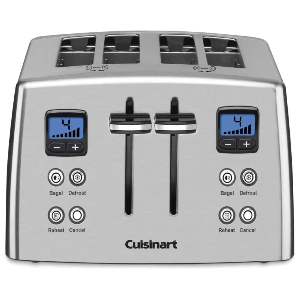 ECTQ8AUV1L900B_0 jpg - Torradeira Elétrica, 4 Fatias, Aço Inoxidável, 110v, CUISINART CPT 435, Prateado