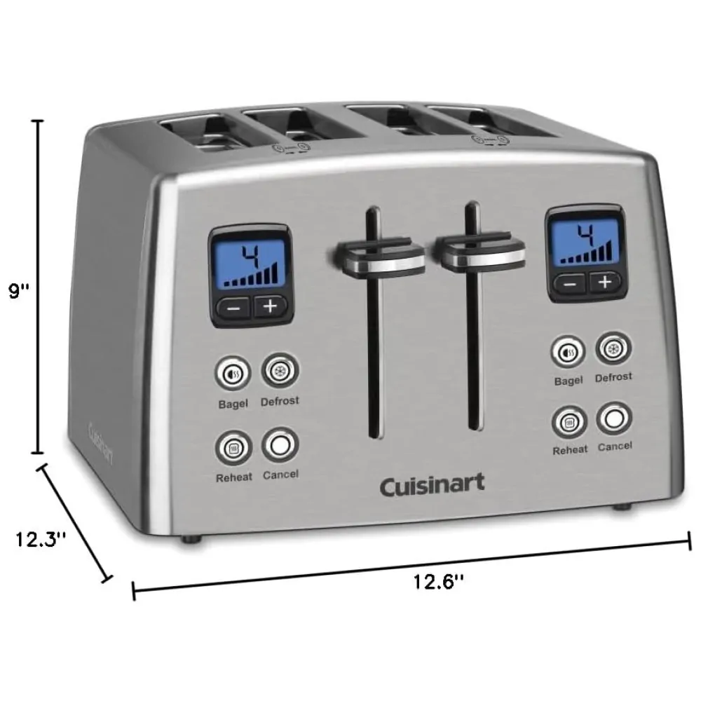ECTQ8AUV1L900B_3 jpg - Torradeira Elétrica, 4 Fatias, Aço Inoxidável, 110v, CUISINART CPT 435, Prateado