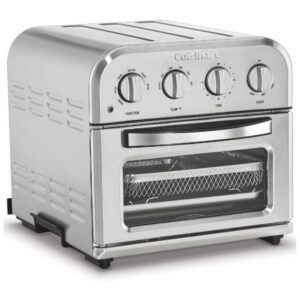 ECTQ8BK8Y1V70B_1-1 jpg - Fritadeira Elétrica Air Fryer, Torradeira, 110v, CUISINART TOA 28, Prateado