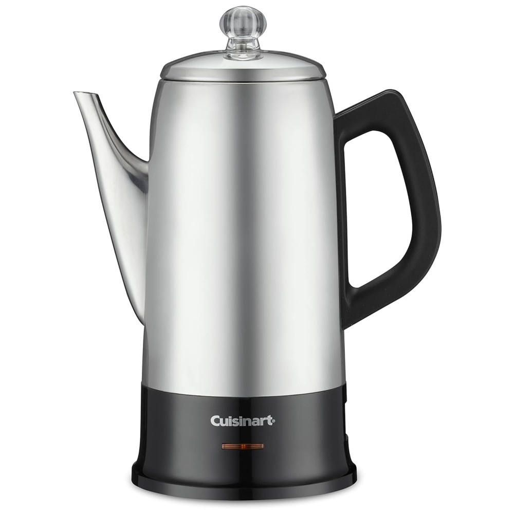 ECTQ8XFH7A000B_0-1 jpg - Chaleira Elétrica Classic Xícaras em Aço Inoxidável Cor, CUISINART PRC 12, Prateado