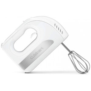 ECTQ91W5XCJ80B_2 jpg - Batedeira de Mão com 6 Velocidades e Acessórios de Aço Inox, 250W, Branca, 110v, CUISINART HM 6P1, Branco