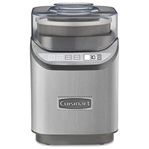 ECTQ9D3KRML80B_1-3 jpg - ICE 70 Máquina de Sorvete Automática 500mL com Livro de Receitas, 110v, CUISINART, Cinza