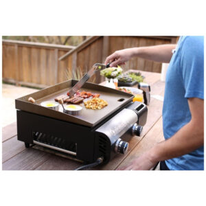 Grelhador a gás Gourmet, CUISINART CGG 501, Cinza