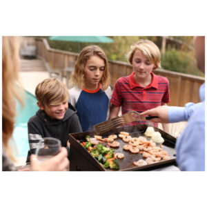 Grelhador a gás Gourmet, CUISINART CGG 501, Cinza