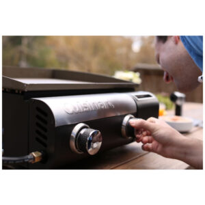 Grelhador a gás Gourmet, CUISINART CGG 501, Cinza