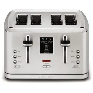 ECTQB1RPJBM80B_0 jpg - Torradeira, com 4 fatias, 1800W, aço inoxidável, 110v, CUISINART CPT 740, Prateado