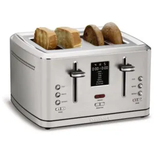 ECTQB1RPJBM80B_2 jpg - Torradeira, com 4 fatias, 1800W, aço inoxidável, 110v, CUISINART CPT 740, Prateado
