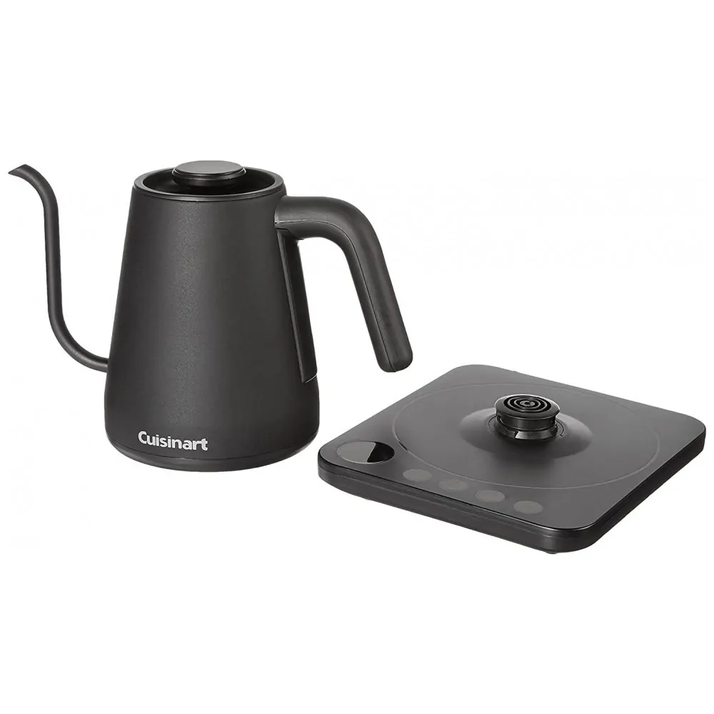 ECTQC6T8TCK80B_3-2 jpg - Chaleira Elétrica 1L com Controle de Temperatura, 110v, CUISINART GK 1, Preto