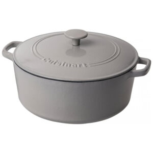ECTQCTXC39L10B_0-2 jpg - Panela de Ferro Fundido 6 Litros Forno Holandês Esmaltado e Antiaderente, CUISINART CI670 30GRW, Cinza