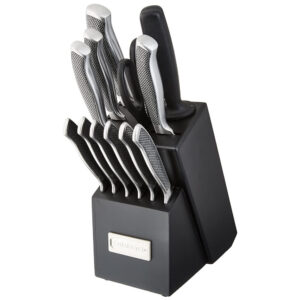 ECTQCWL33AT00B_1 jpg - Conjunto de Facas, Graphix, aço inoxidável, CUISINART C77SS 13P, Preto