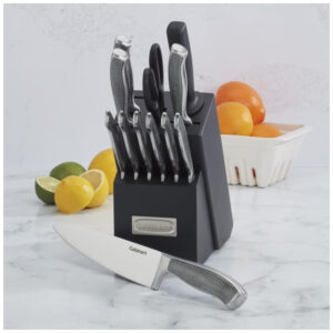 ECTQCWL33AT00B_5 jpg - Conjunto de Facas, Graphix, aço inoxidável, CUISINART C77SS 13P, Preto